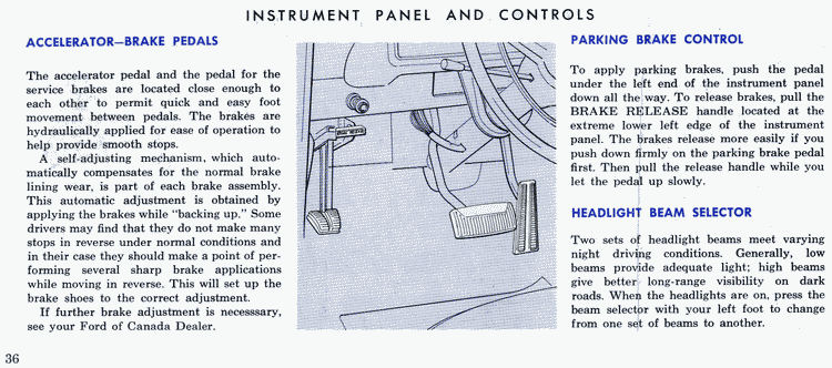 1965 Ford Owners Manual Page 24